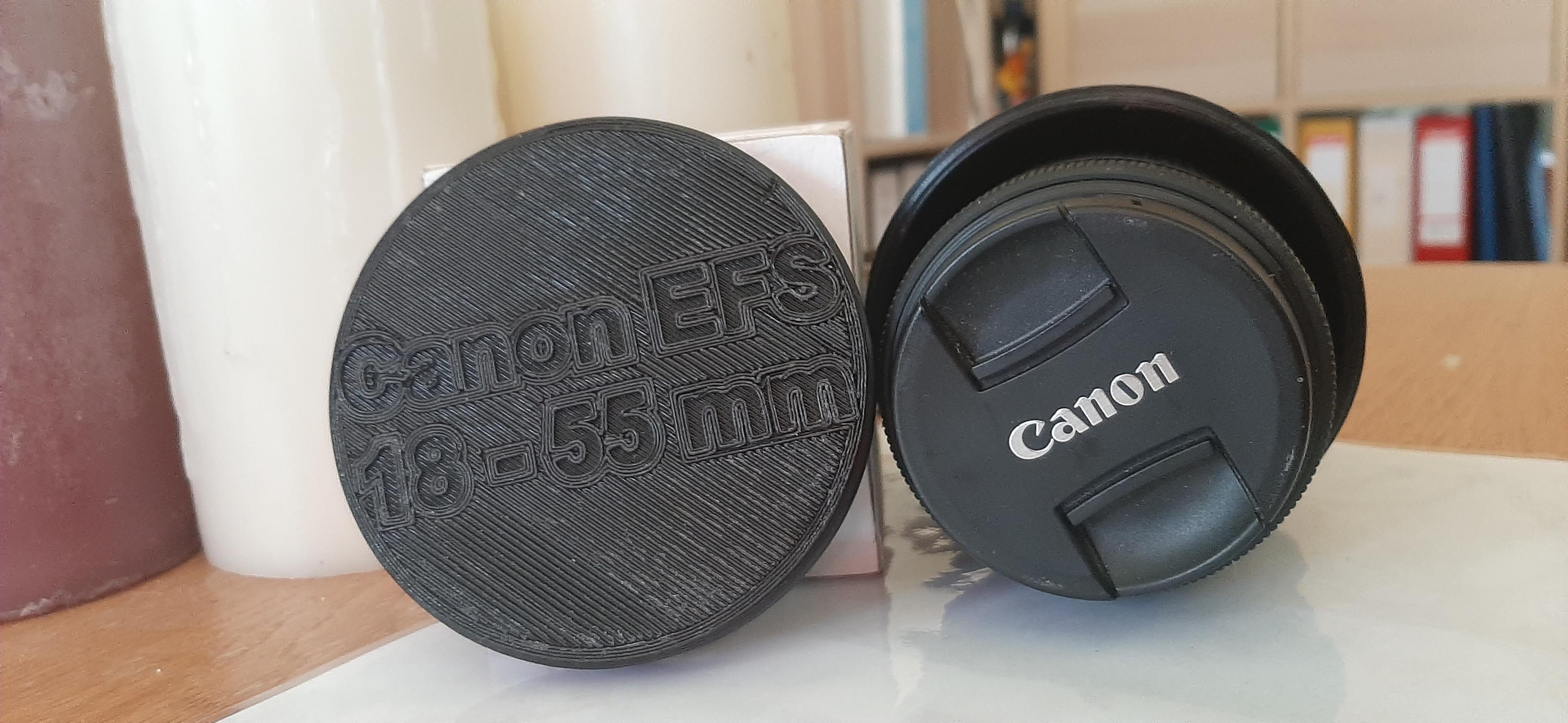 Protective Box for Canon EFS Lenses (10-18 mm & 18-55 mm) - Need to work on it a bit.  - 3d model