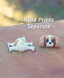 King Charles Spaniel - Articulated Ludo Dog 3d model