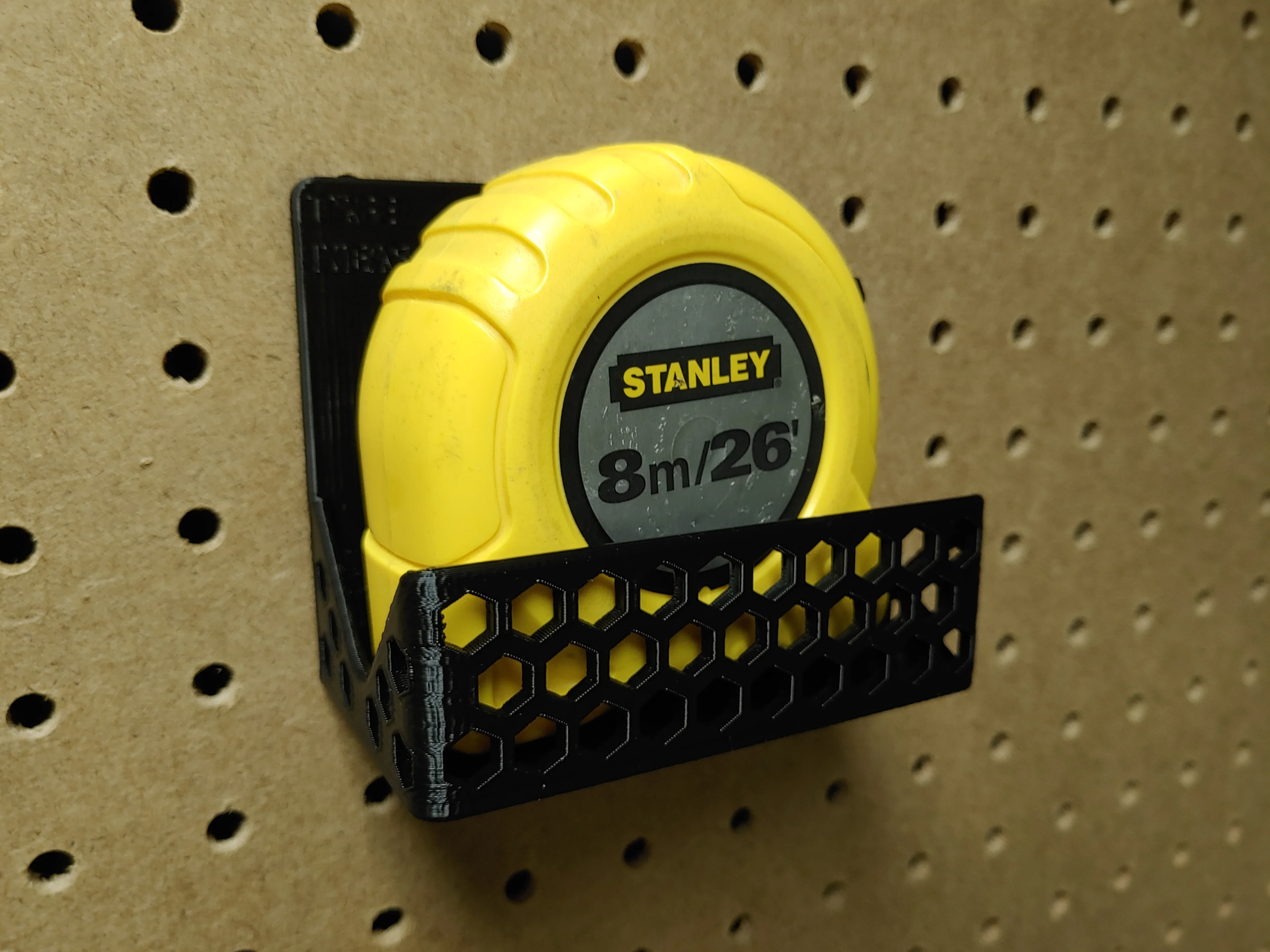 Pegboard - Tape Measure Holders 3d model