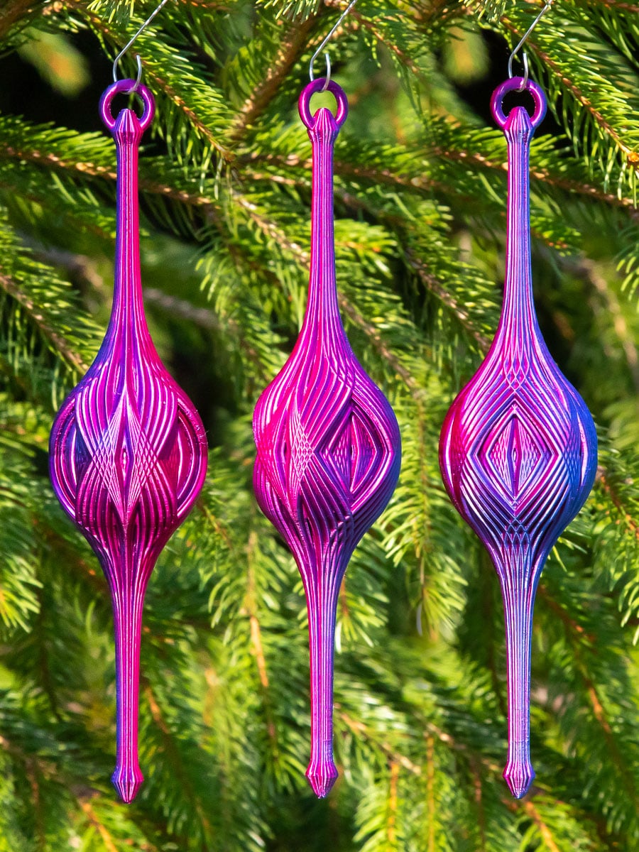 Diamond Christmas Stretch Ornament 2024 3d model
