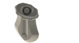 Threaded Sword Baby Rattle 3d model