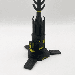 Helldivers 2 Tesla Tower / Videogame Electricity Shock Prop Cosplay Decoration Multicolored 3d model