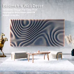 Parametric Wall Decor V4 3d model
