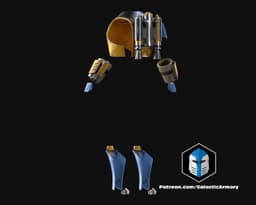 Aran Tal Mandalorian Cosplay Armor - 3D Print Files 3d model