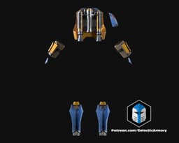 Aran Tal Mandalorian Cosplay Armor - 3D Print Files 3d model