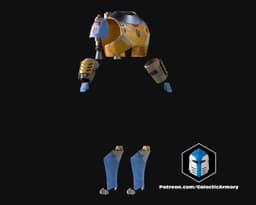 Aran Tal Mandalorian Cosplay Armor - 3D Print Files 3d model