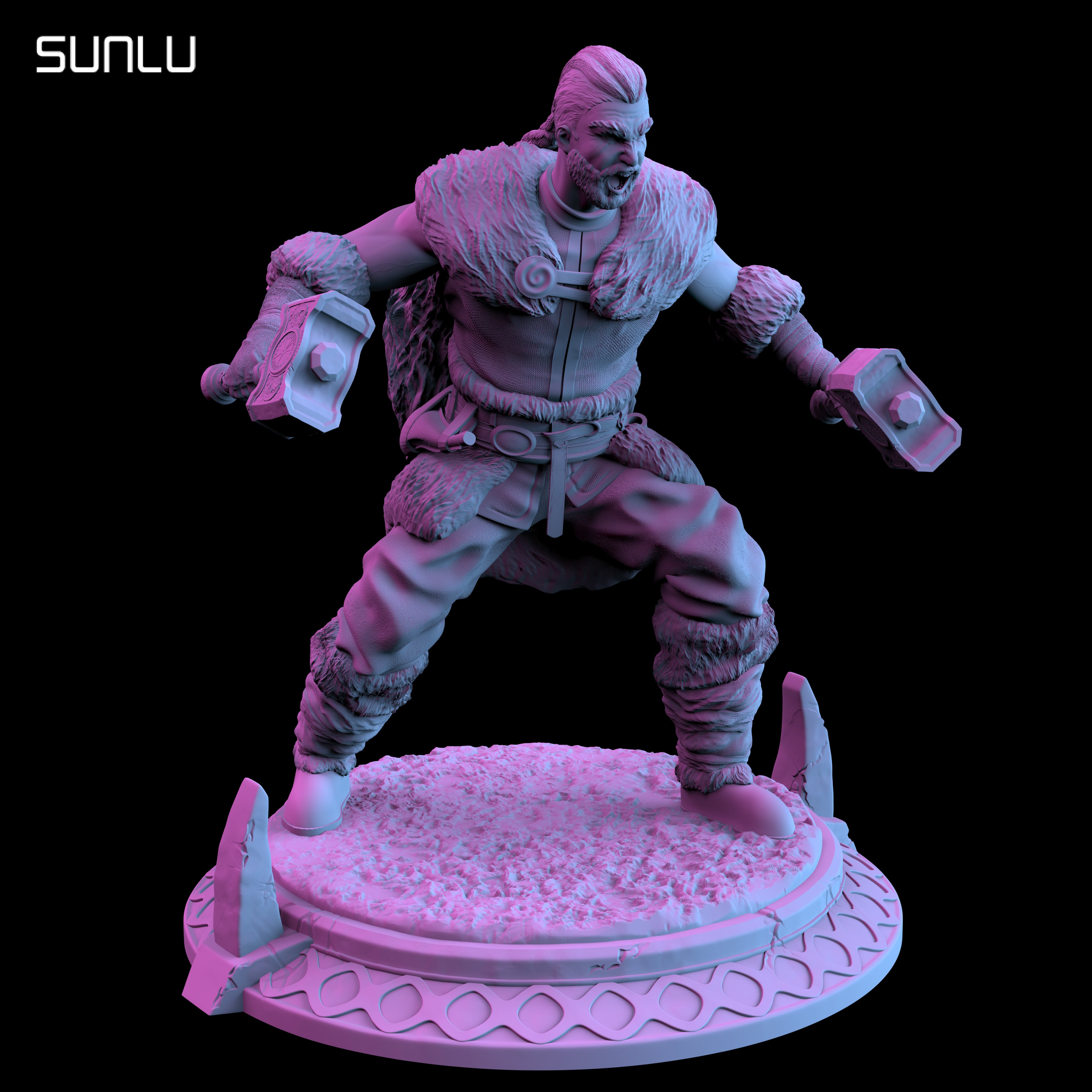 Viking_pose01_SUNLU (2).stl 3d model