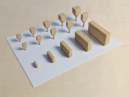 Architectural Trees Basic Pack #3 - Rectangular shape 3d model