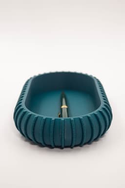 Stackable Fuzzy Pattern Catch All Tray - Design #3 3d model