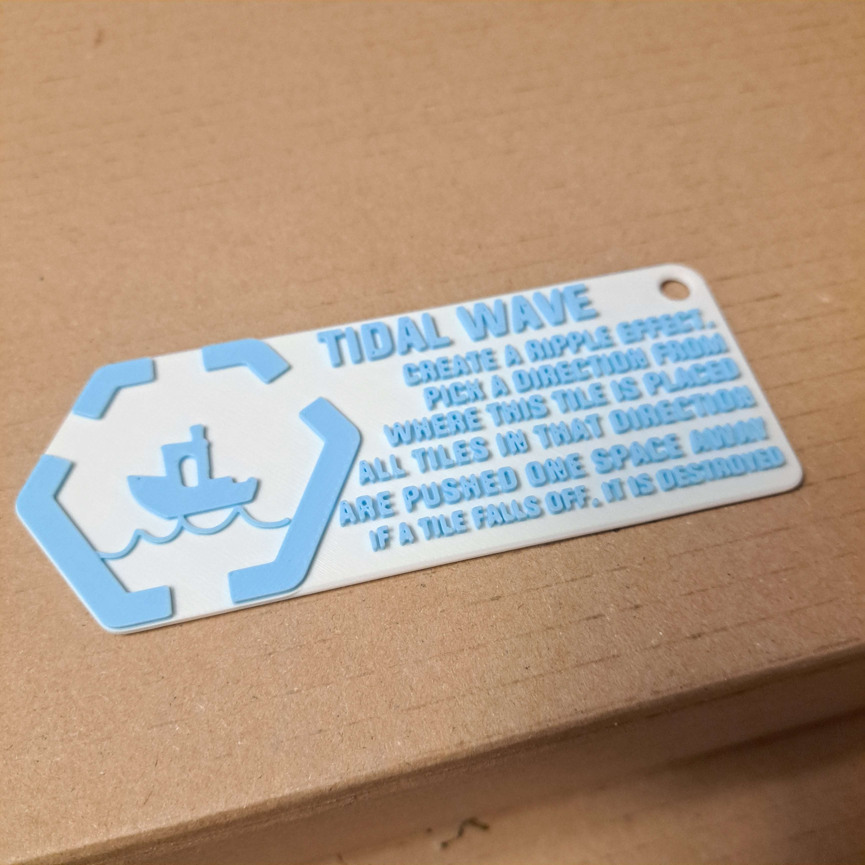 Hextraction Tile: Benchy / Tidal Wave 3d model