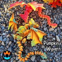 Pumpkin Wyvern 3d model