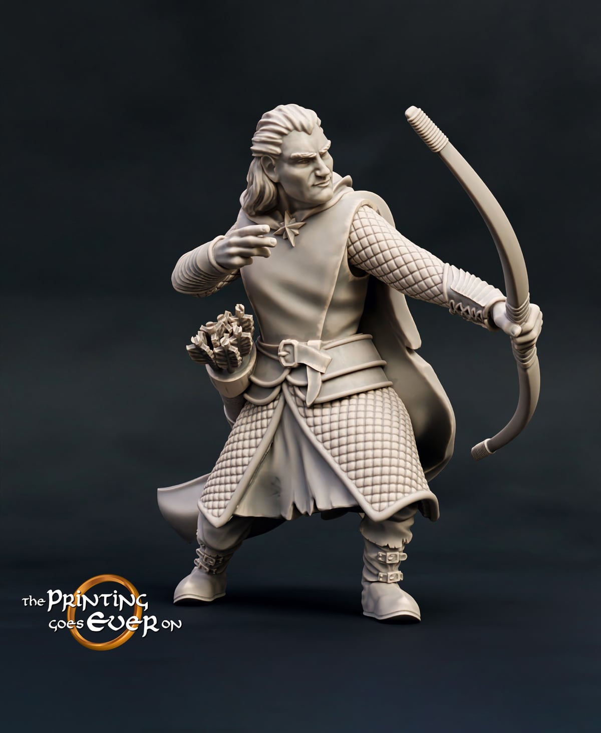 Ranger with Bow - B 3d model