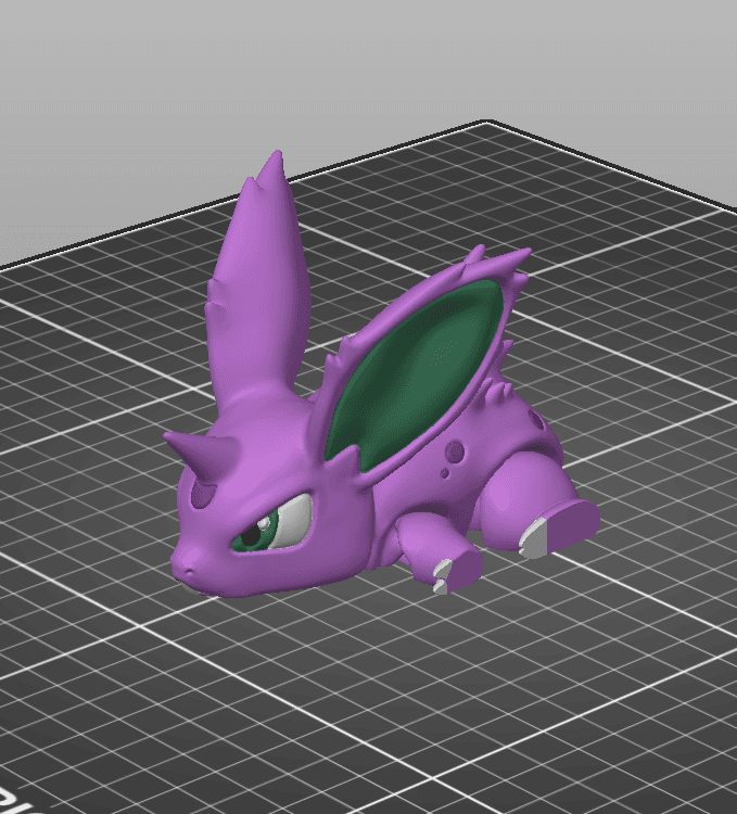 Articulating Nidoran - Male - Pokemon 3d model