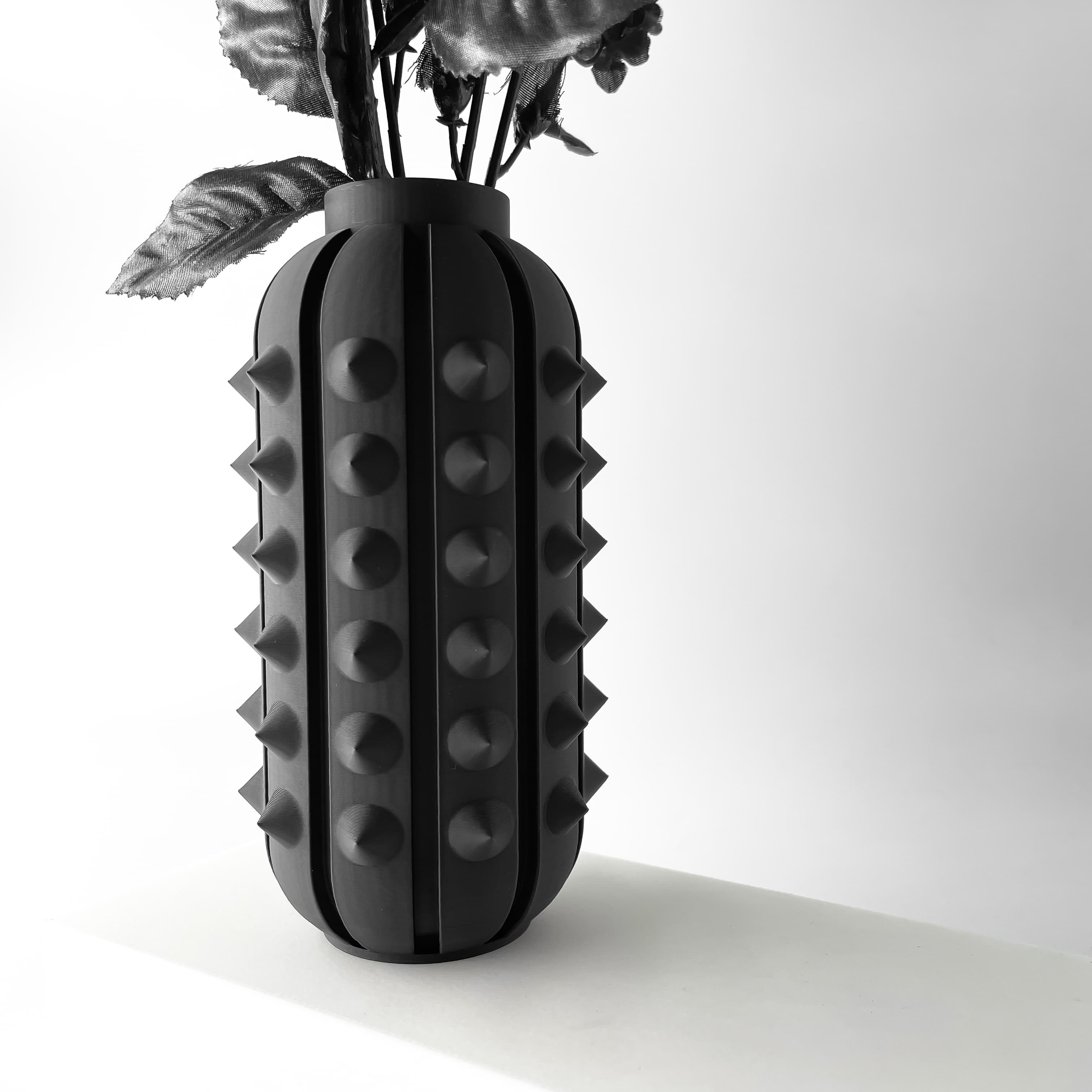 The Nori Vase, Modern and Unique Home Decor for Dried and Flower Arrangements | STL File 3d model