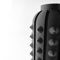 The Nori Vase, Modern and Unique Home Decor for Dried and Flower Arrangements | STL File 3d model