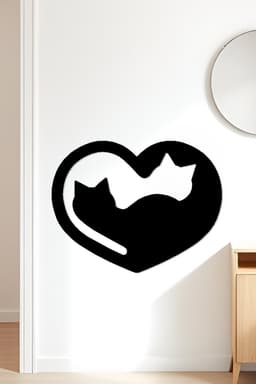 Cat Wall Art, Wall Decor, Home Decor 3d model