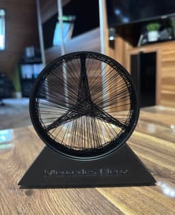 MERCEDES STRING-ART / DECORATION / MERCEDES-BENZ 3d model