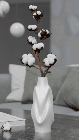 Wave Flow Vase 3d model