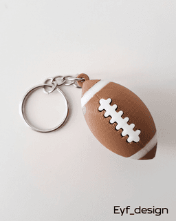 Football Clicker Fidget Toy 3d model
