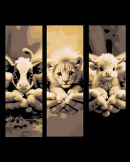 What if cuteness just fit in your hand like these animals - Set of bookmarks 3d model
