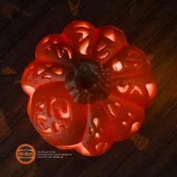 Nightlight Halloween Pumpkin 3d model