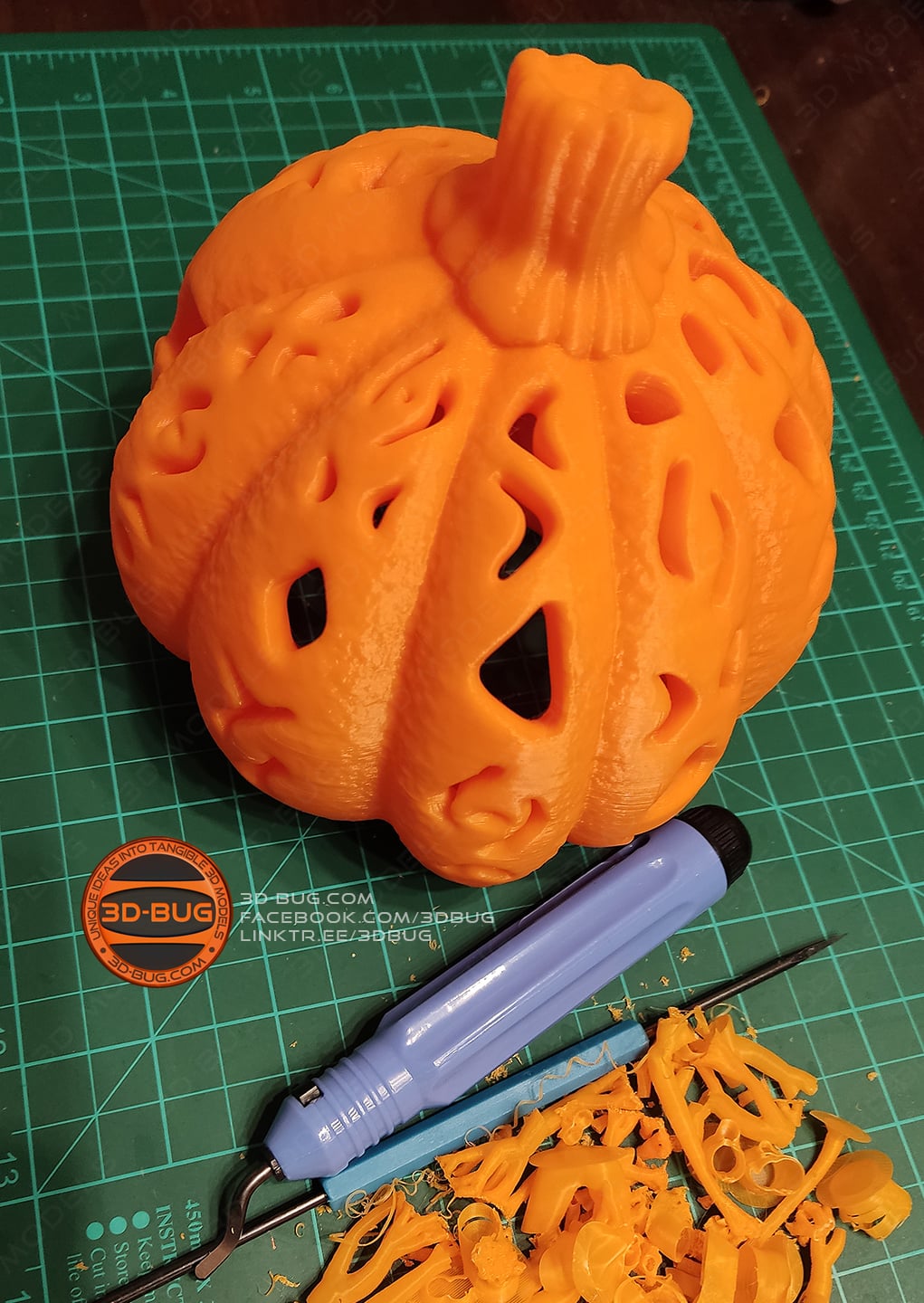 Nightlight Halloween Pumpkin 3d model