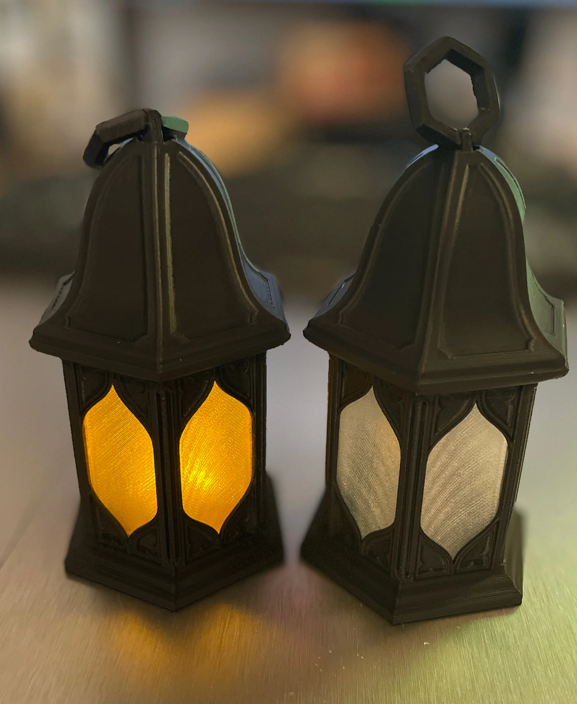 very nice design, thanks for sharing =)
I scaled it down so that at least one LED tea light goes in.