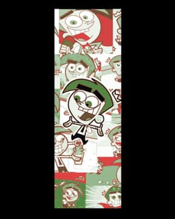 Fan Art tribute to Classic nickelodeon Cartoon - Fairly Odd Parents - Set of Bookmarks 3d model
