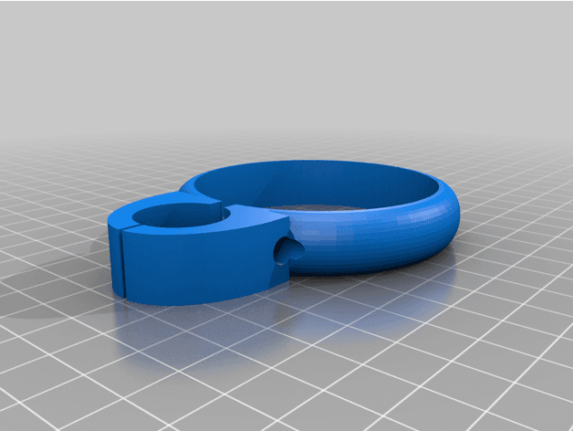 Nova Star Barrel stabilizer for PCP airgun - parametric 2 cm barrel 3d model