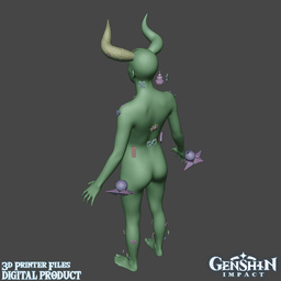 Varesa Cosplay Set Genshin Impact 3d model