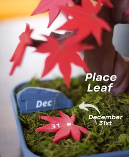 Bonsai 365 Tree Calendar - Japanese Maple Calendar for your Desk 3d model