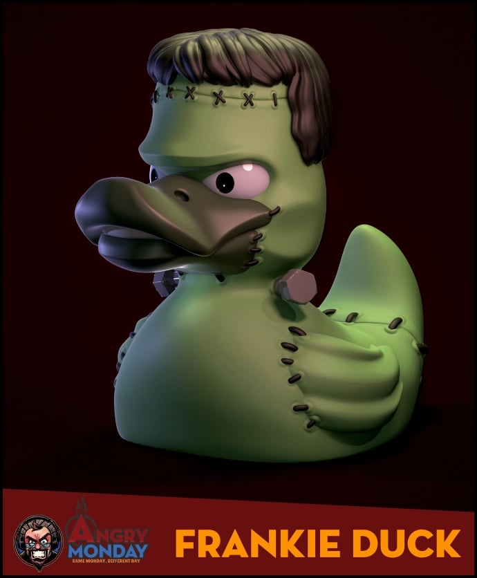 Frankenstein's Monster Duck 3d model