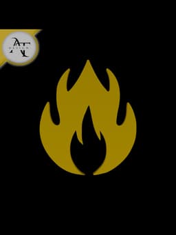 Simple Flame Symbol - 2D Art 3d model
