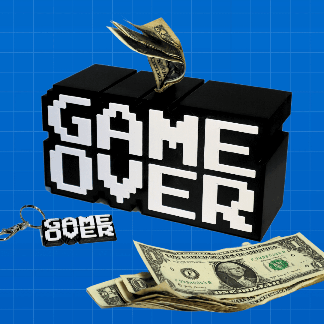 Game Over - Money Bank 3d model