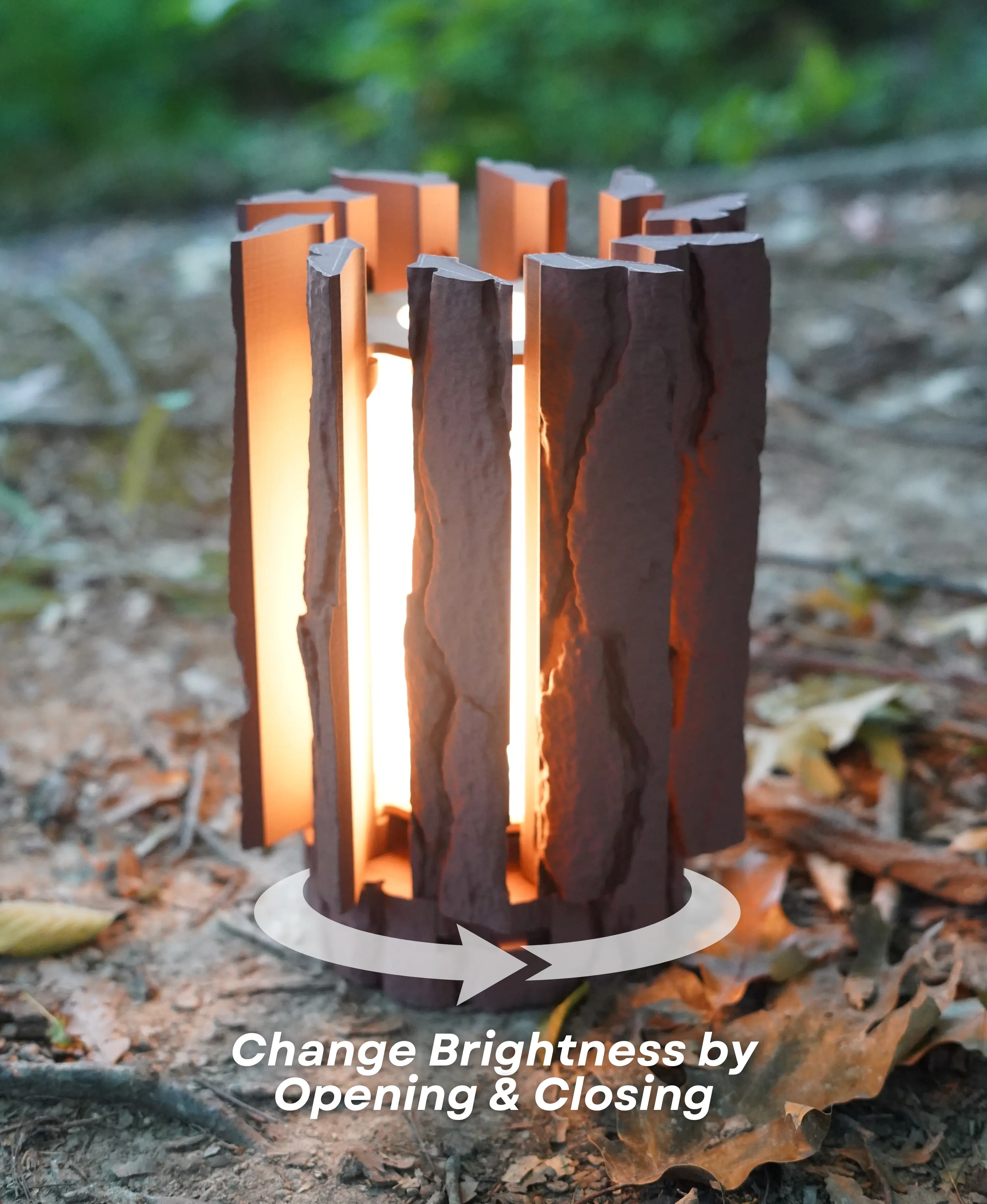 Lamp Log In Lantern log - Mechanically Dimming Lamp with Real Log Texture - 3D ...