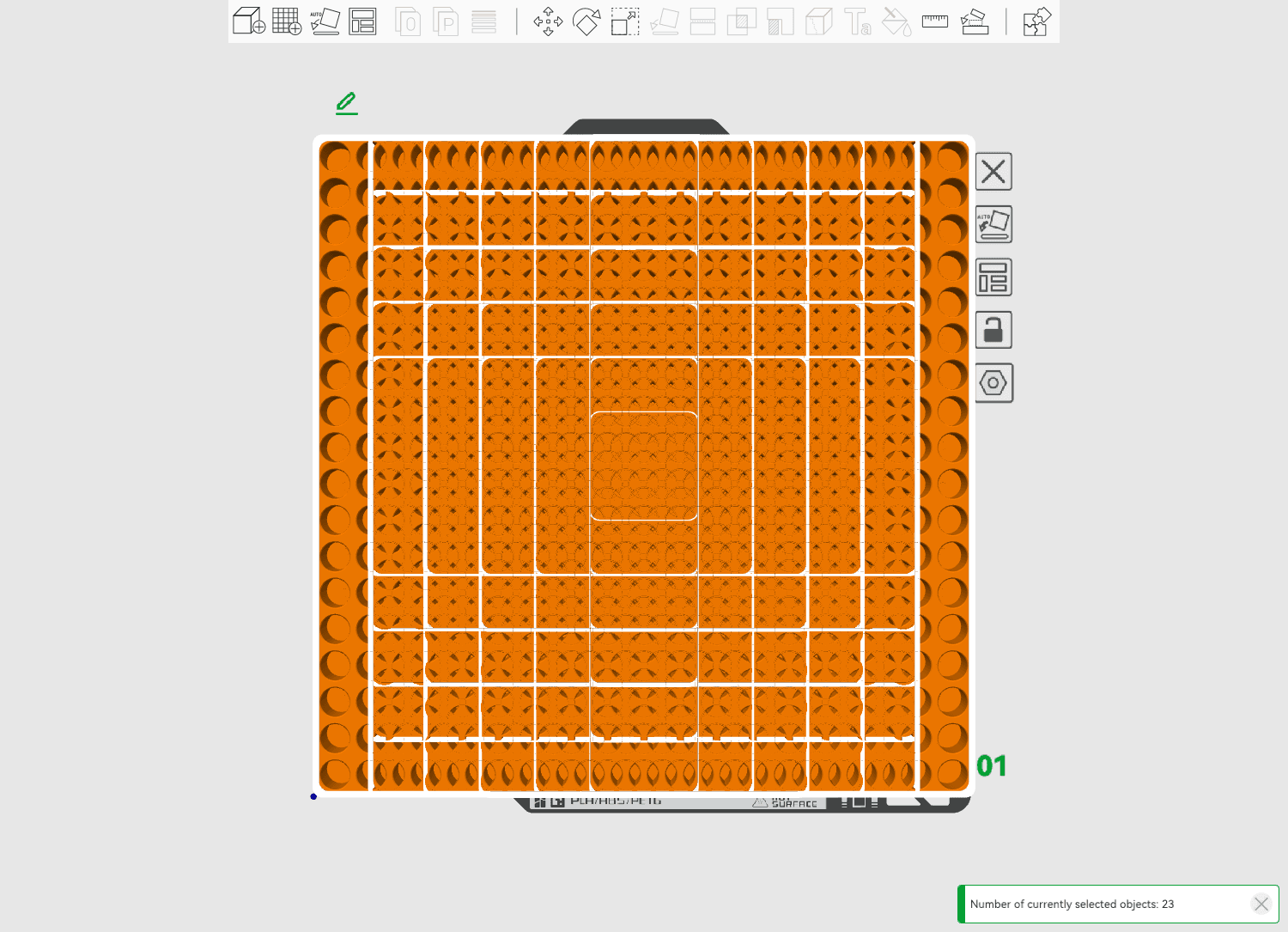 Gridfinity Sharpie Permanent Marker Holder Collection 3d model