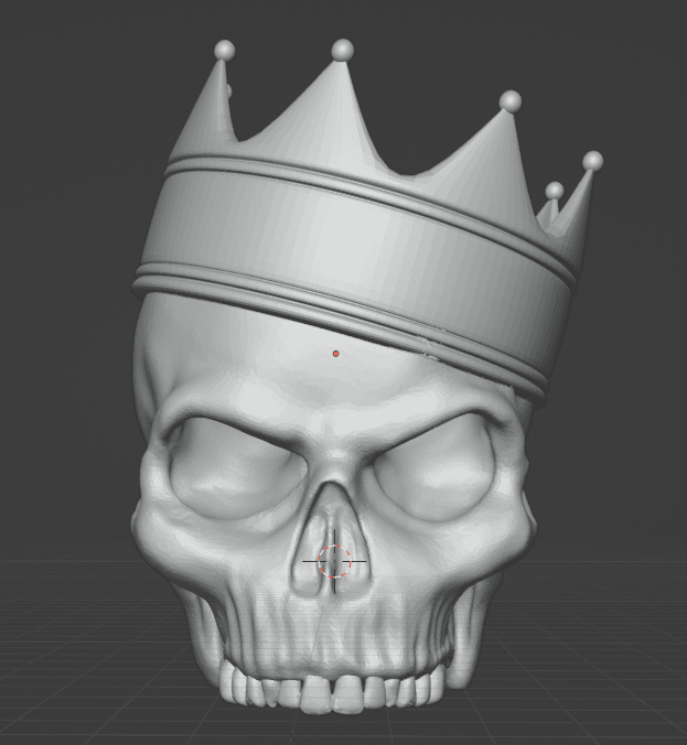 Grim Monarch's Crown of Fate Dice Tower By Pretzel Prints 3d model