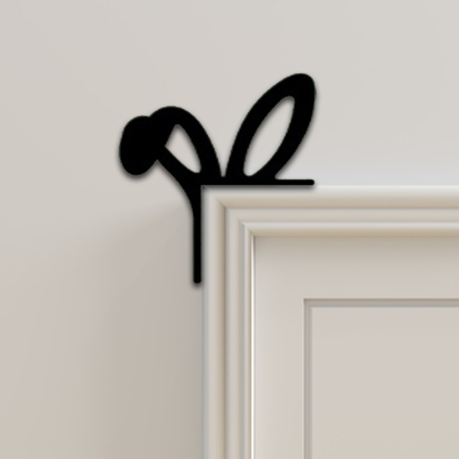 Rabbit Door Corner Decor 3d model