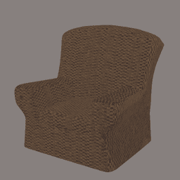 Cloth Arm Chair 3d model
