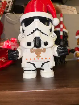 Sent the Storm Trooper on a Christmas Vacation 3d model
