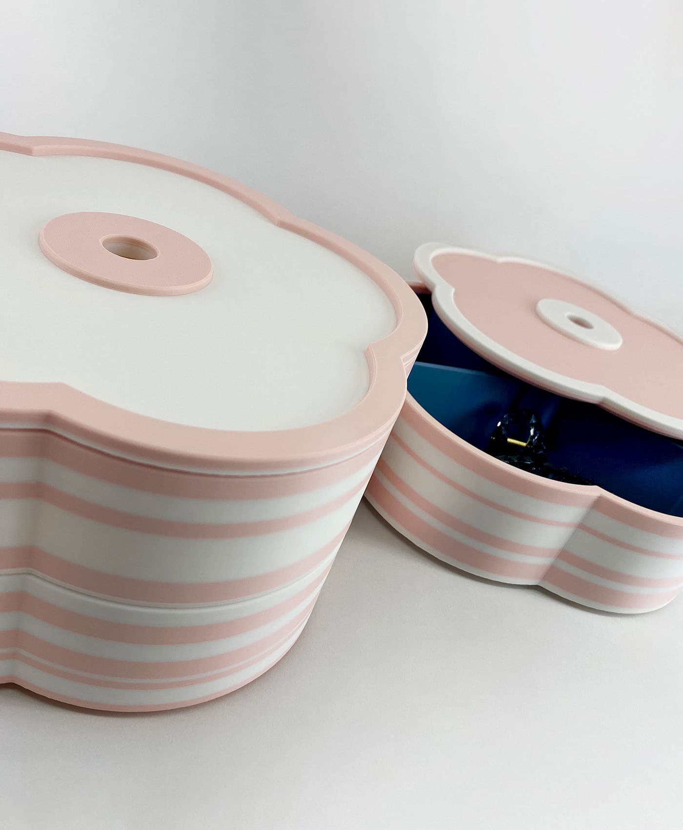 Ume L60 Stacking Containers Bathroom Organizers Cherry Blossoms 3d model