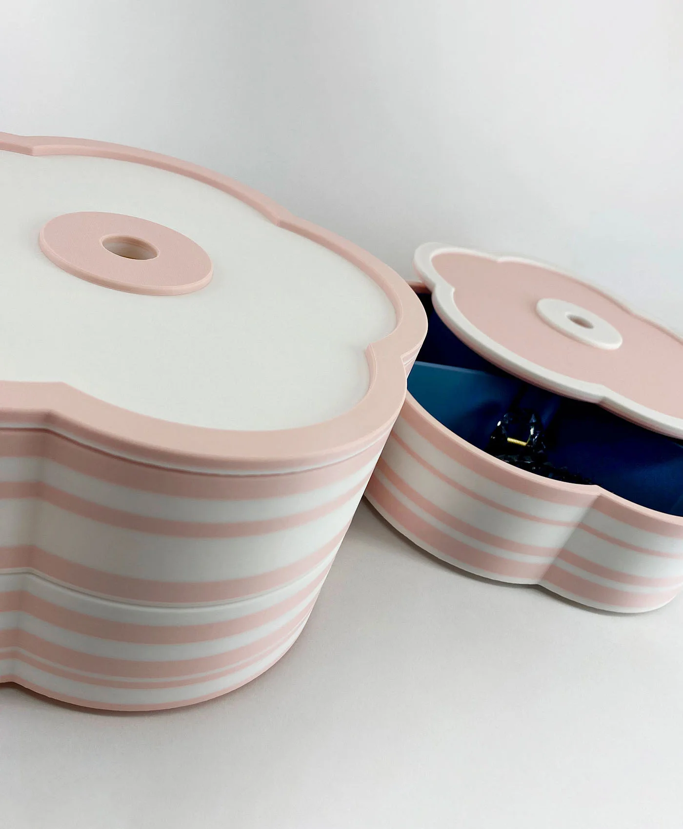 Ume L60 Stacking Containers Bathroom Organizers Cherry Blossoms 3d model