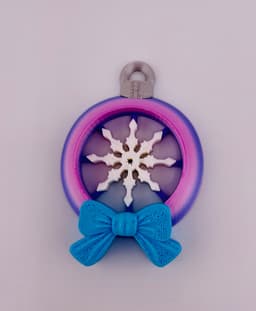 Snowflake Ornament Set 3d model