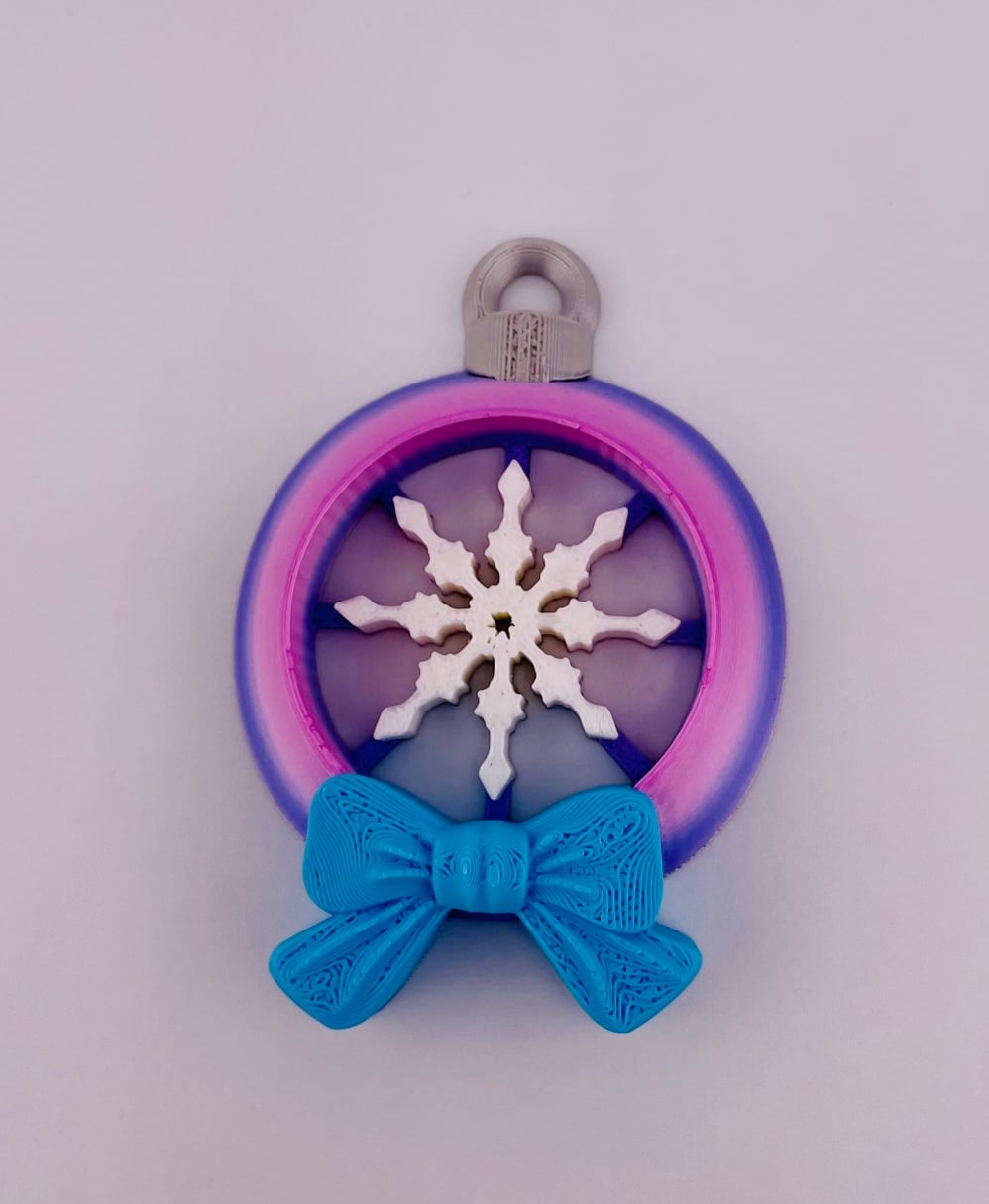 Snowflake Ornament Set 3d model