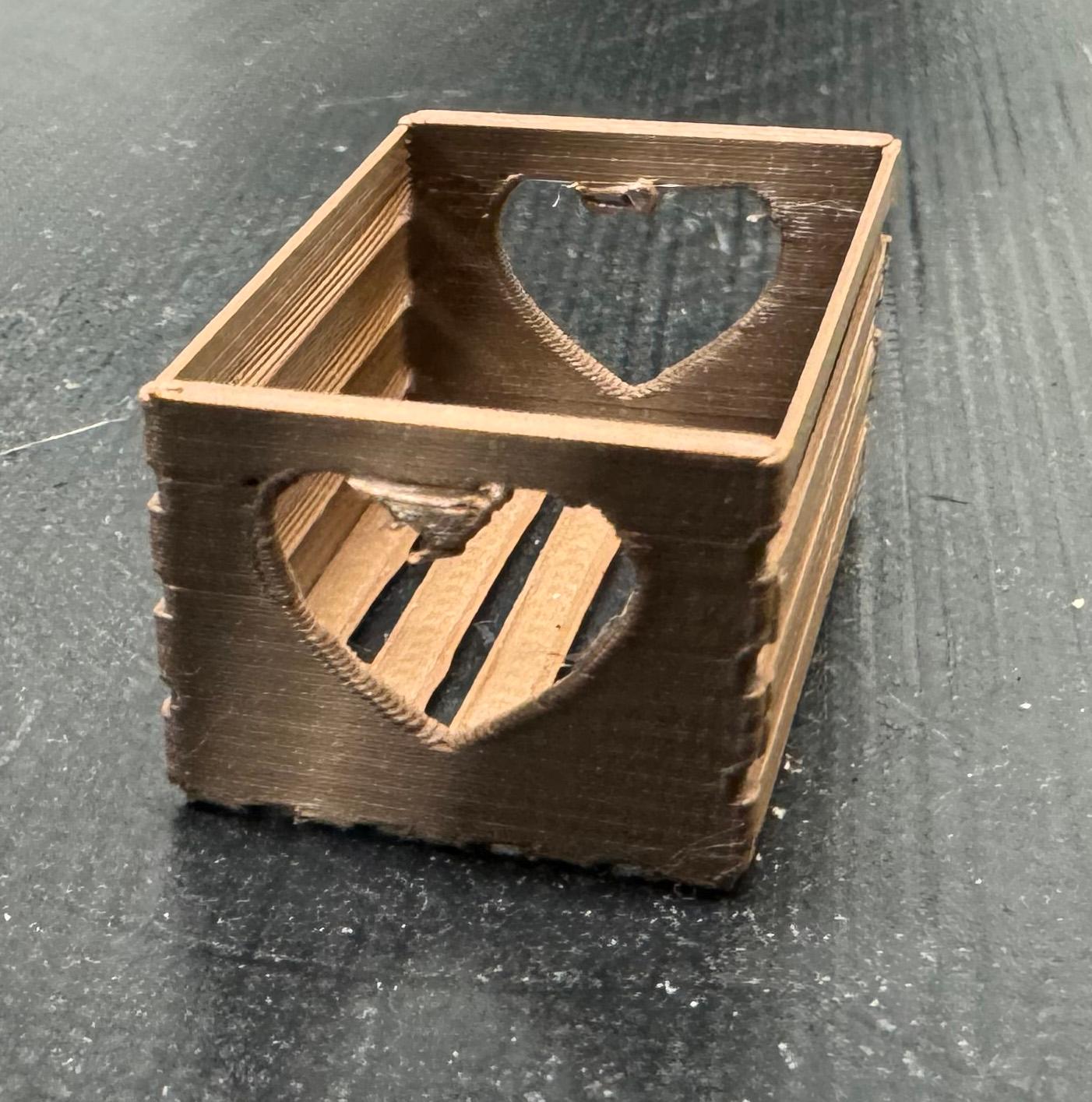 Mini Heart Crate 3d model