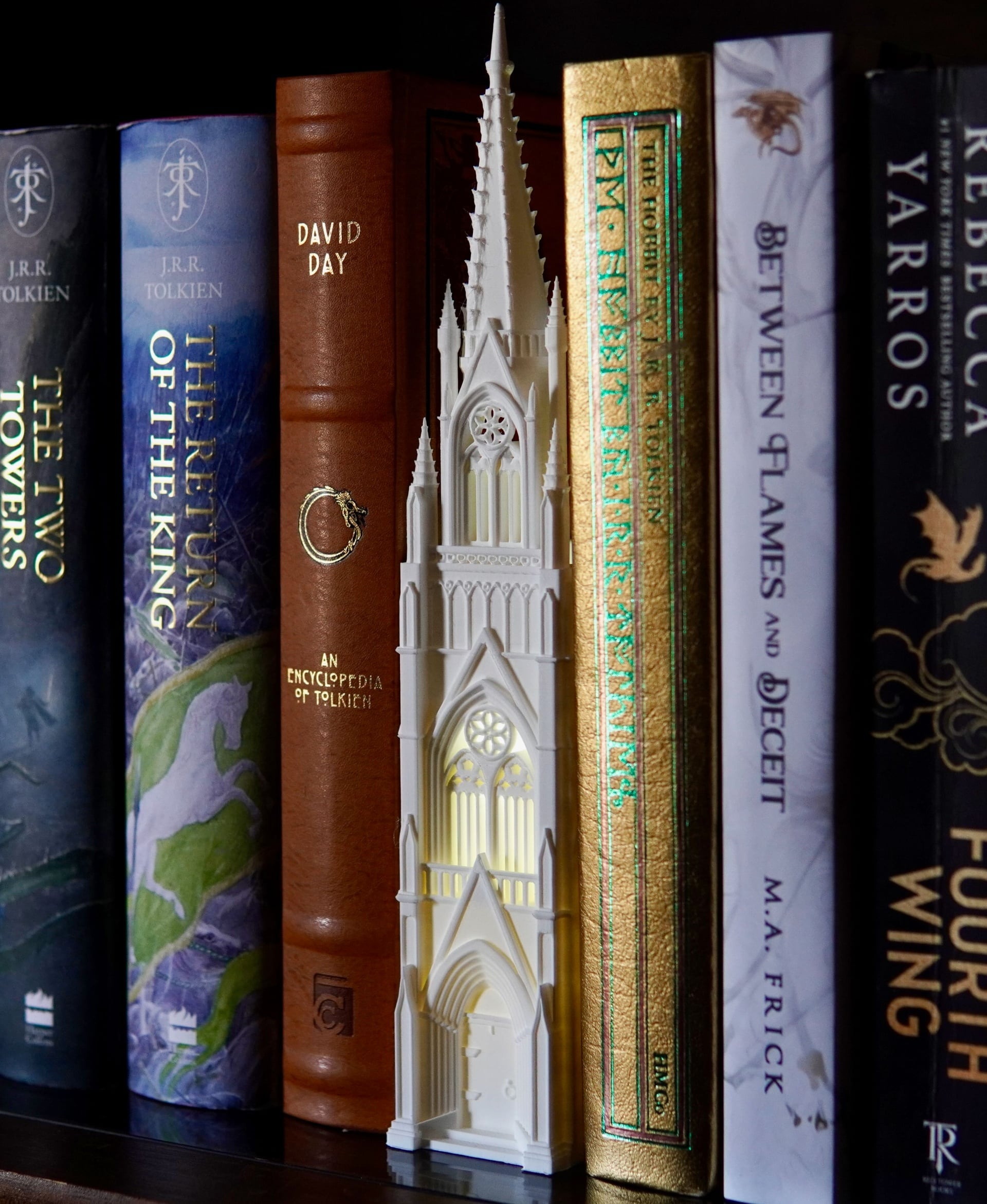 Cathedral Book Nook & Bookmark Holder 3d model