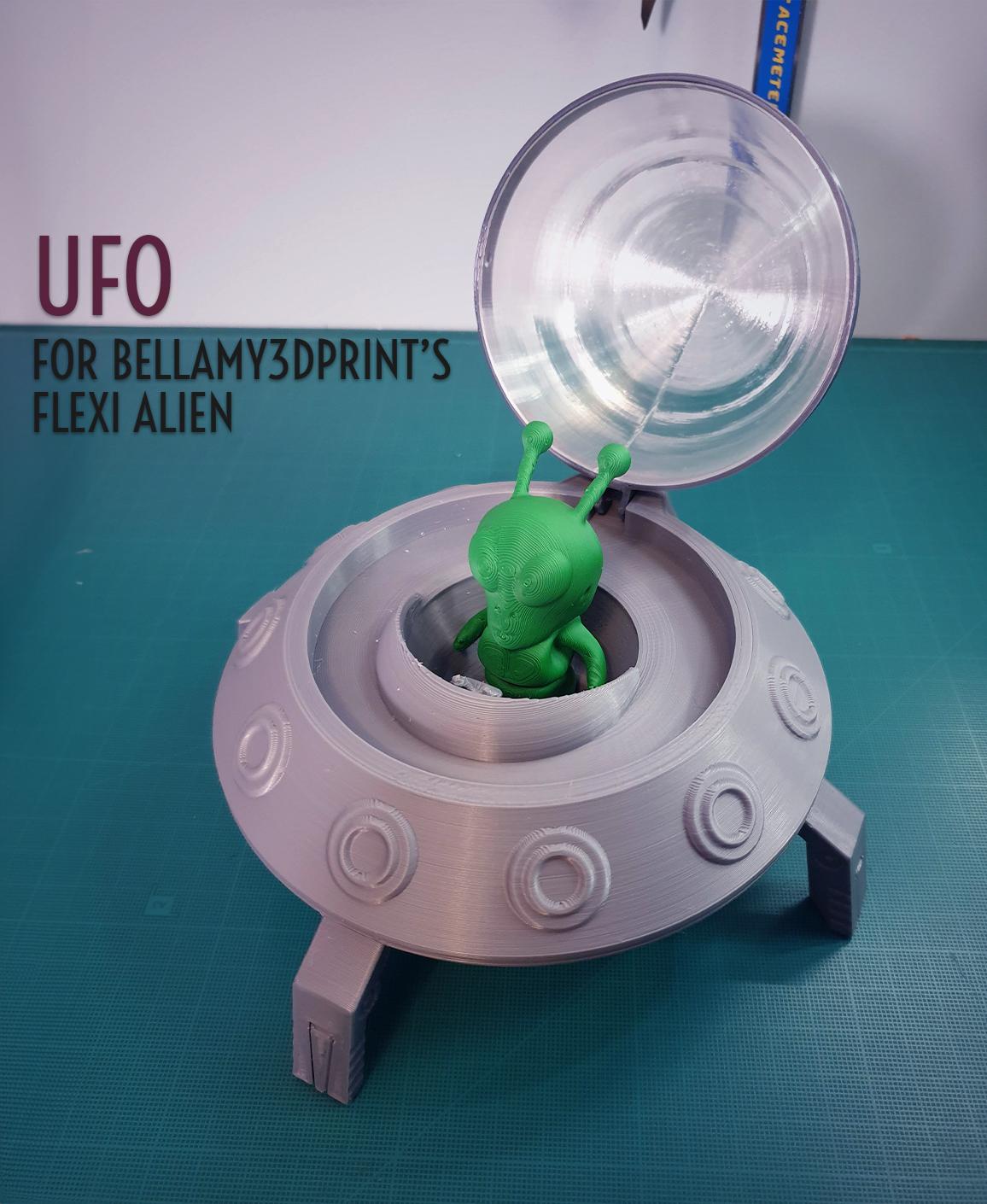 Flying Saucer UFO for Bellamys3DPrints Alien 3d model
