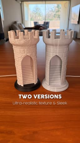 AURORA TOWER | JEWELRY LAMP 3d model