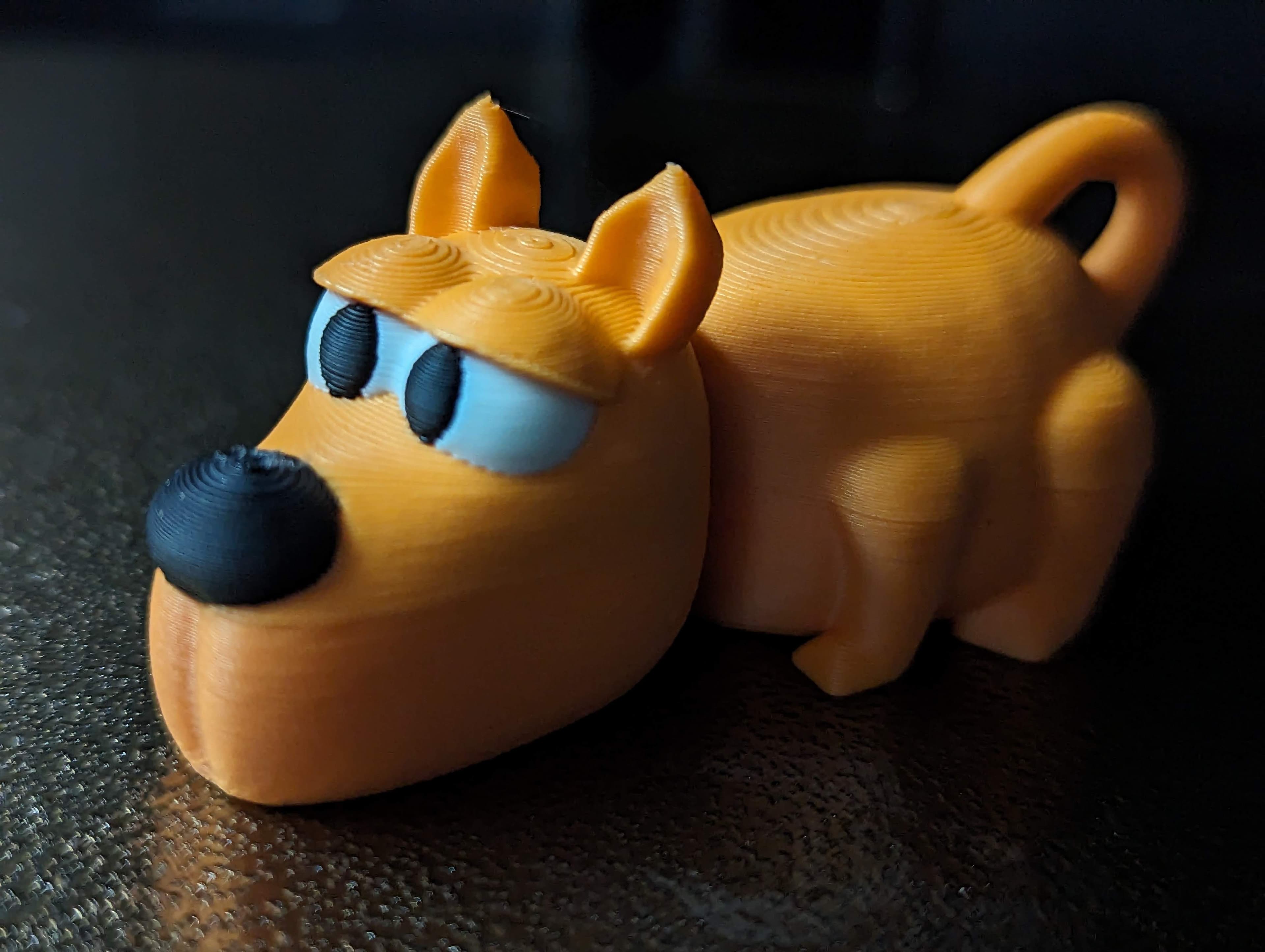 Flexi dog keychain 3d model