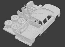 Chevy Silverado Kit 1-87 Scale 3d model